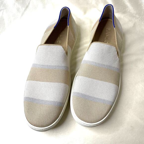 Rothys Birch Stripe Slip On Sneakers 12 - Picture 8 of 8